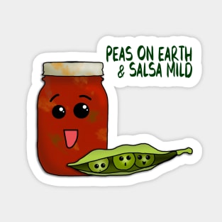 Peas on Earth Sticker